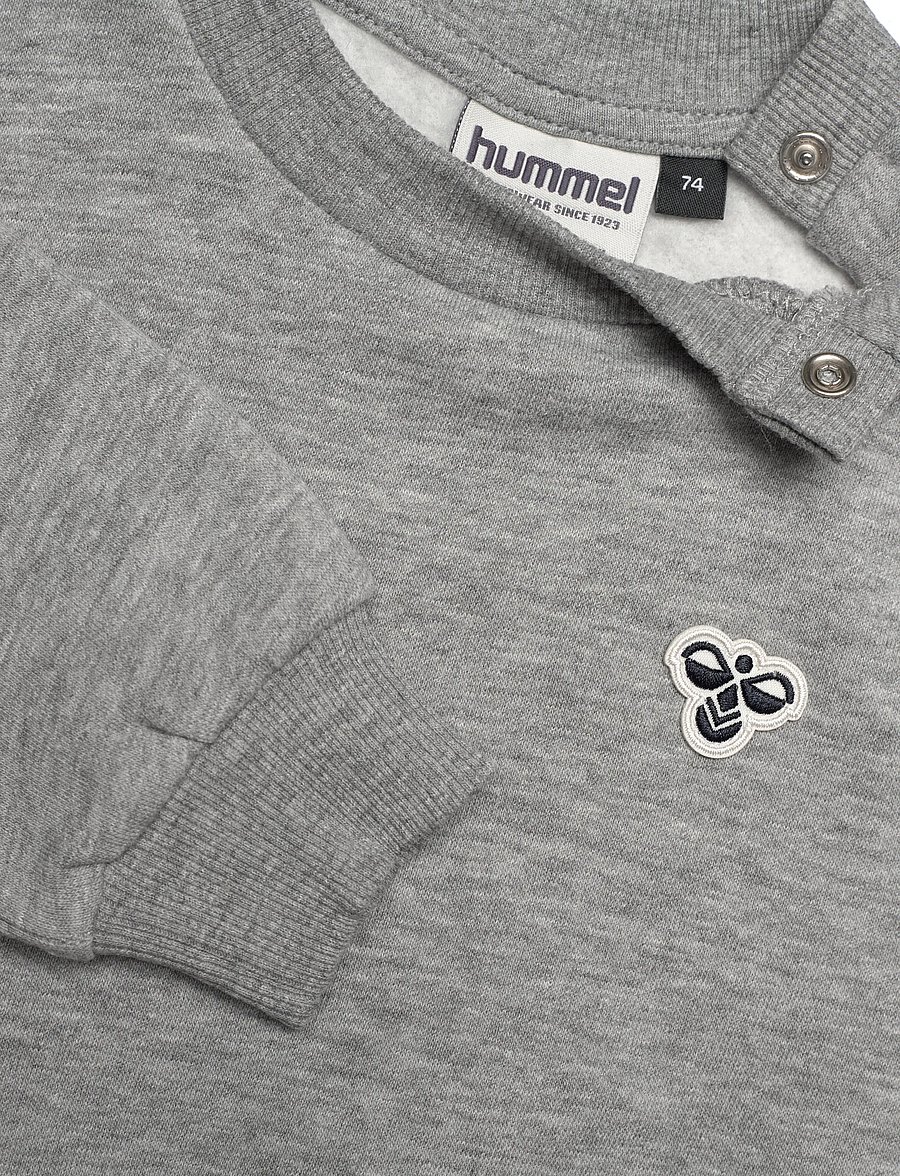 Hummel - hmlMINI LOOSE CREWNECK BEE - sweatshirts - grey melange - 2