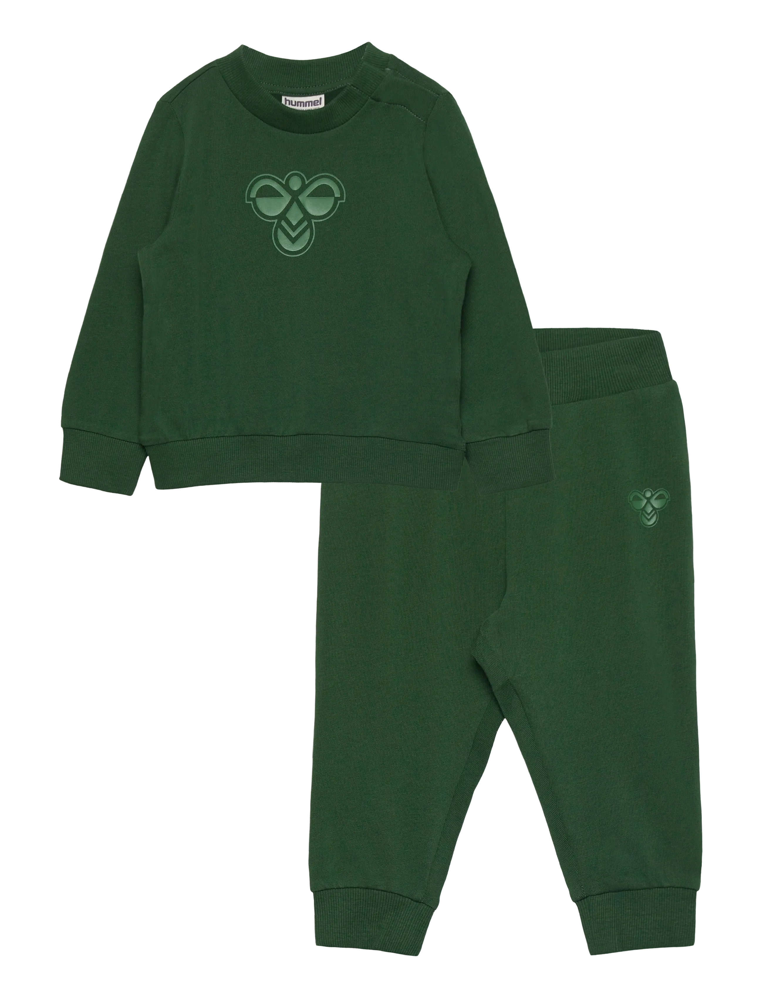 Hummel hmlMINI JERSEY CREWSUIT BEE - Riided - DARK GREEN / green