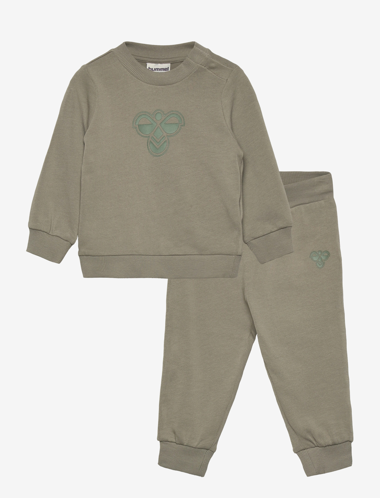 Hummel - hmlMINI JERSEY CREWSUIT BEE - joggingsæt & matchende sæt - shadow - 0