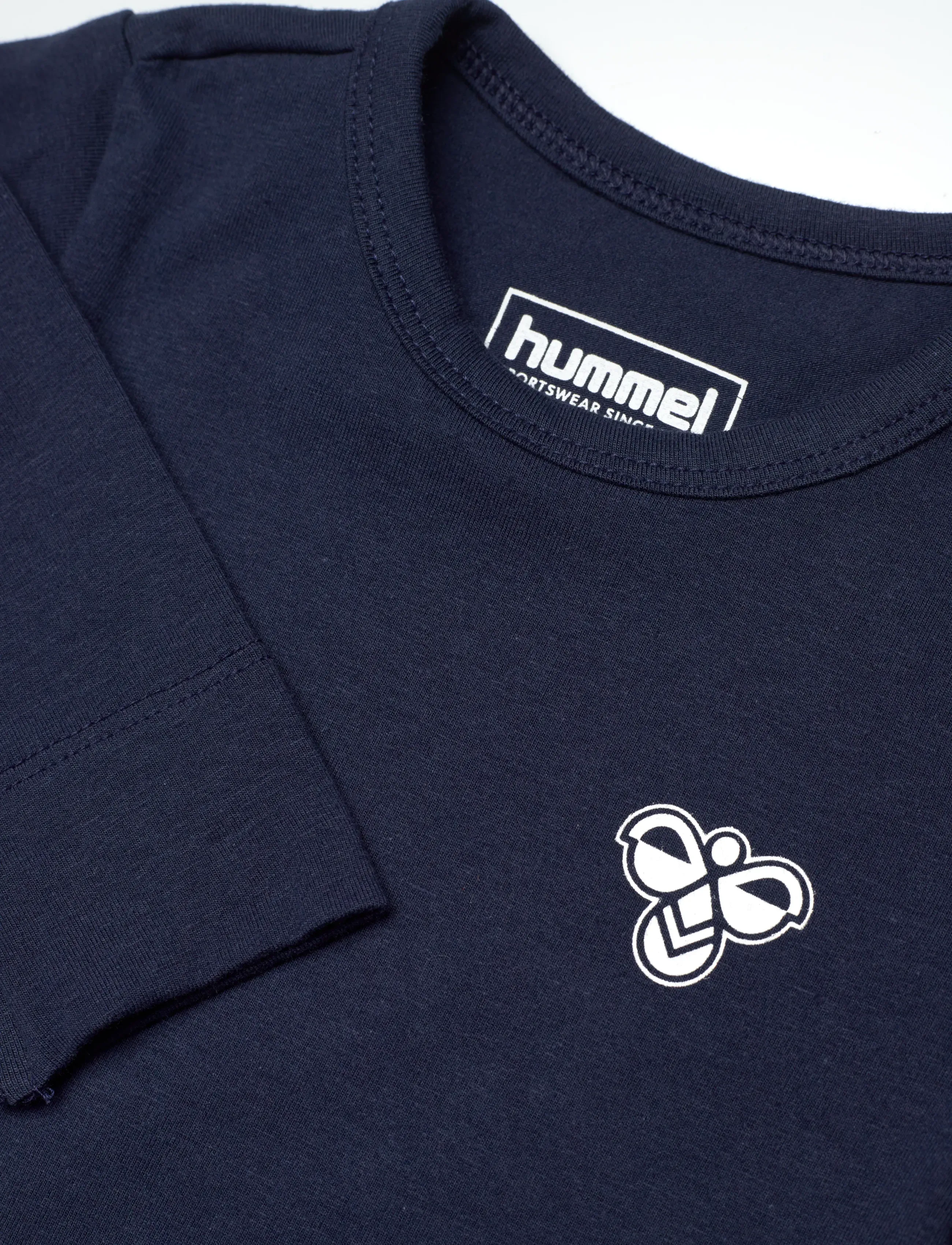Hummel - hmlMINI SOLID BODY L/S BEE - langærmede bodyer - dress blues - 2