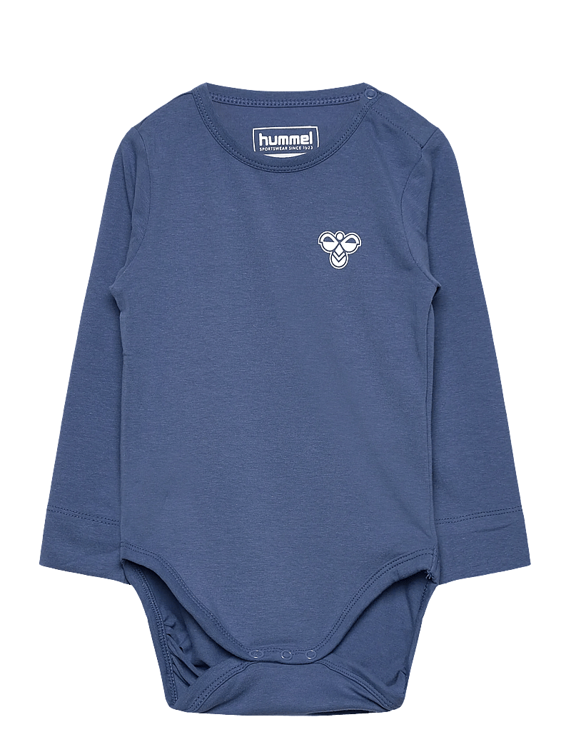 Hummel - hmlMINI SOLID BODY L/S BEE - langærmede bodyer - dutch blue - 0