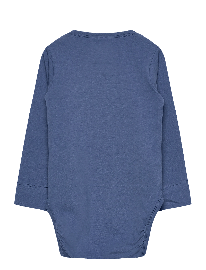 Hummel - hmlMINI SOLID BODY L/S BEE - langærmede bodyer - dutch blue - 1