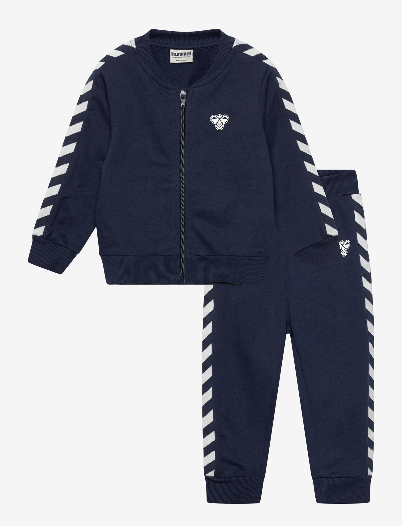 Hummel - hmlMINI REG CHEVRON SET - trainingsanzug - dress blues - 0