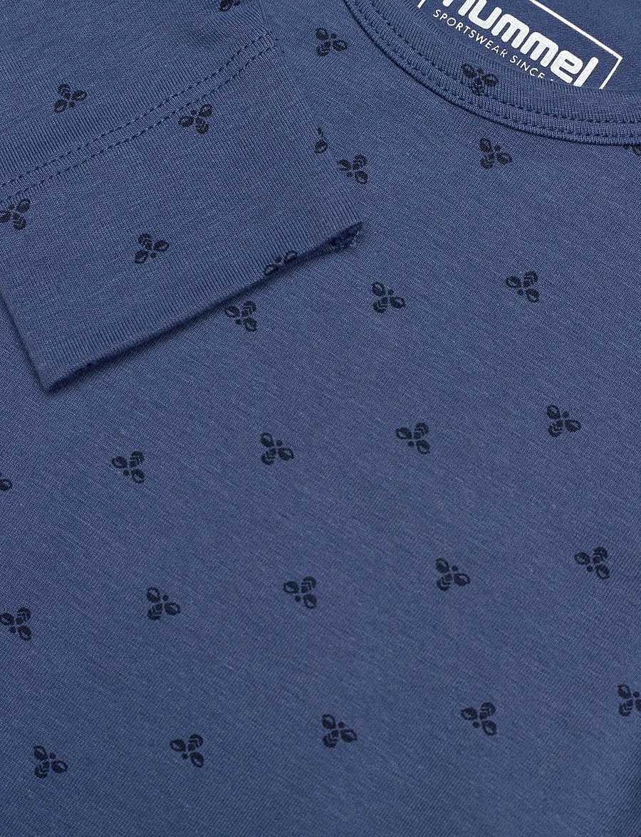 Hummel - hmlMINI BEE AOP BODY L/S - langärmelige bodys - dutch blue - 2