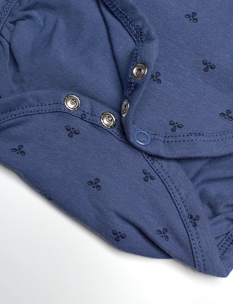 Hummel - hmlMINI BEE AOP BODY L/S - langärmelige bodys - dutch blue - 3