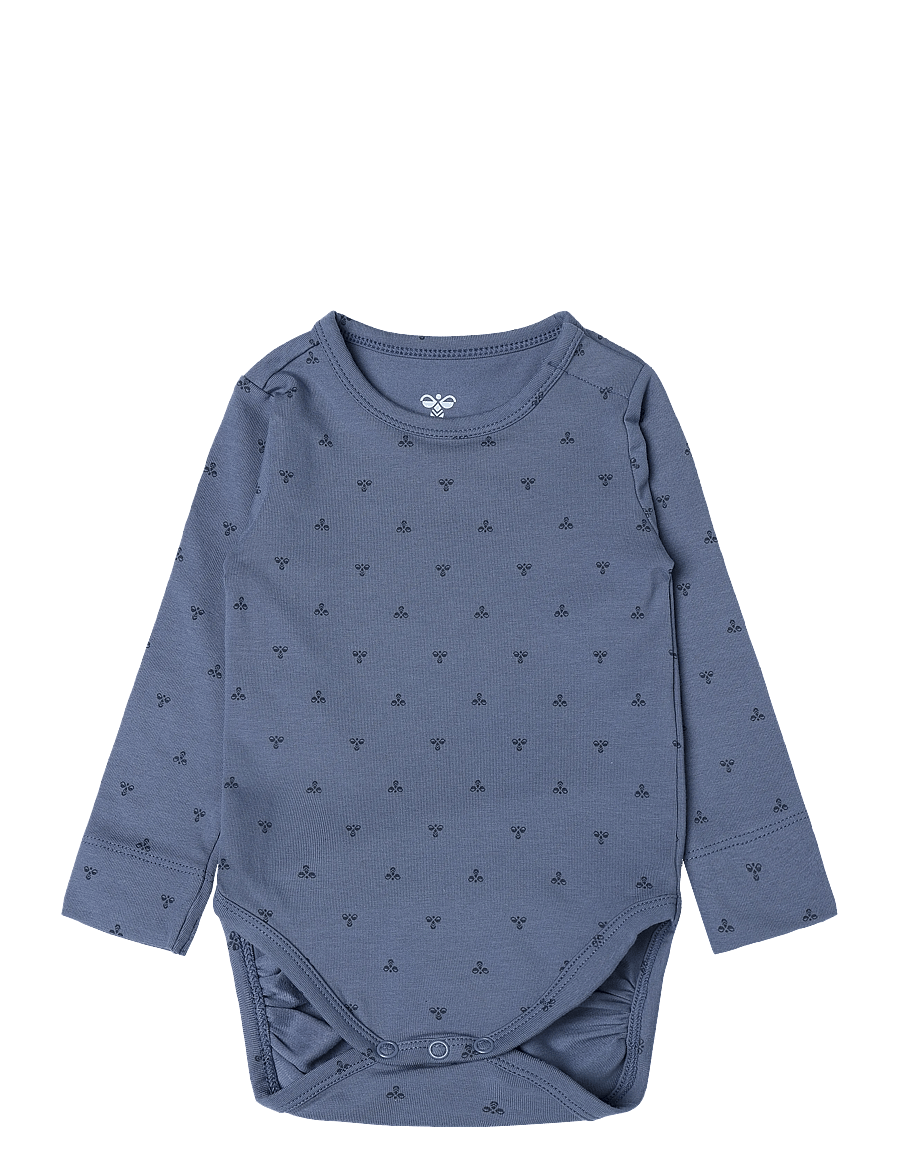 Hummel - hmlMINI BEE AOP BODY L/S - langärmelige bodys - flint stone - 0
