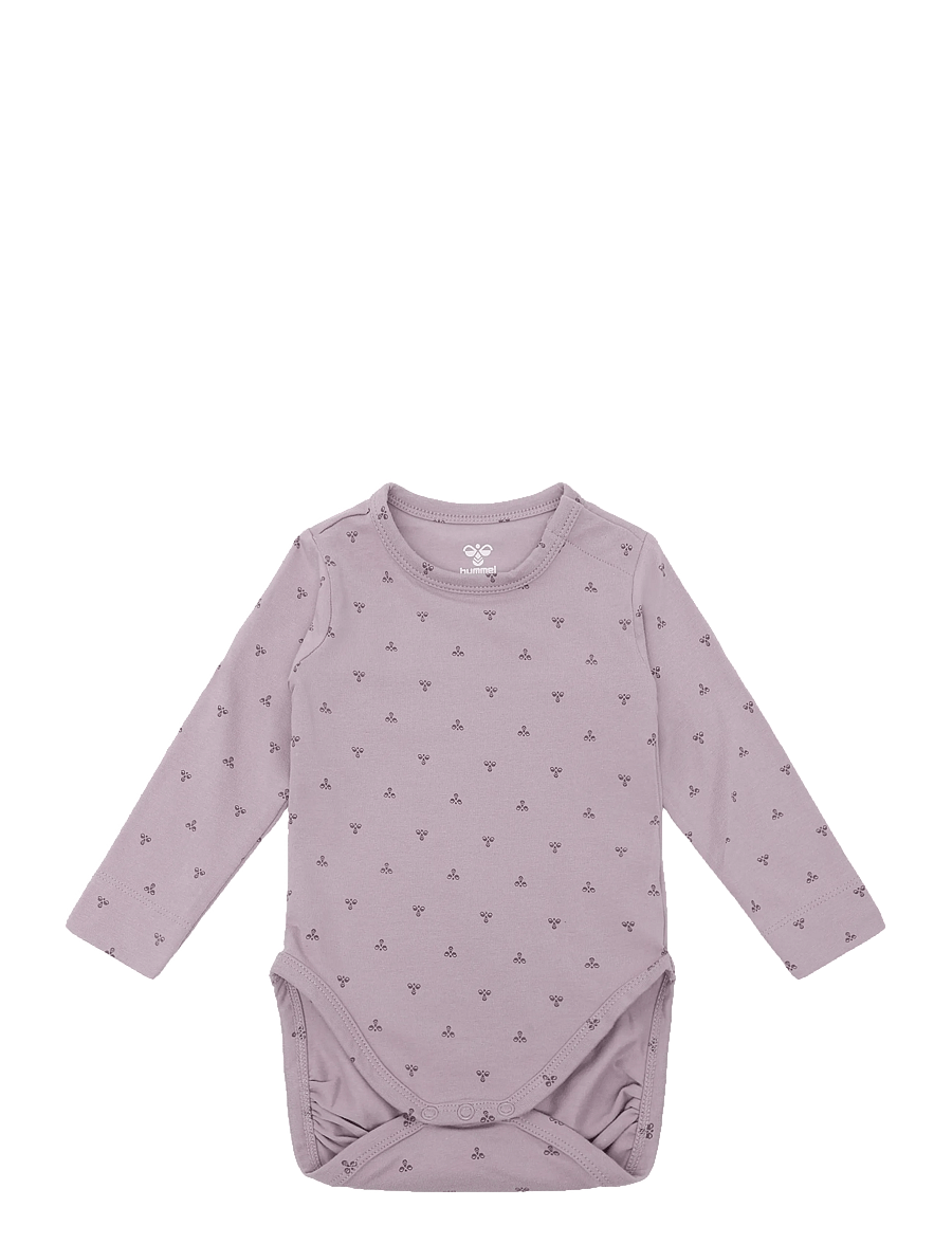 Hummel - hmlMINI BEE AOP BODY L/S - langärmelige bodys - sea fog - 0
