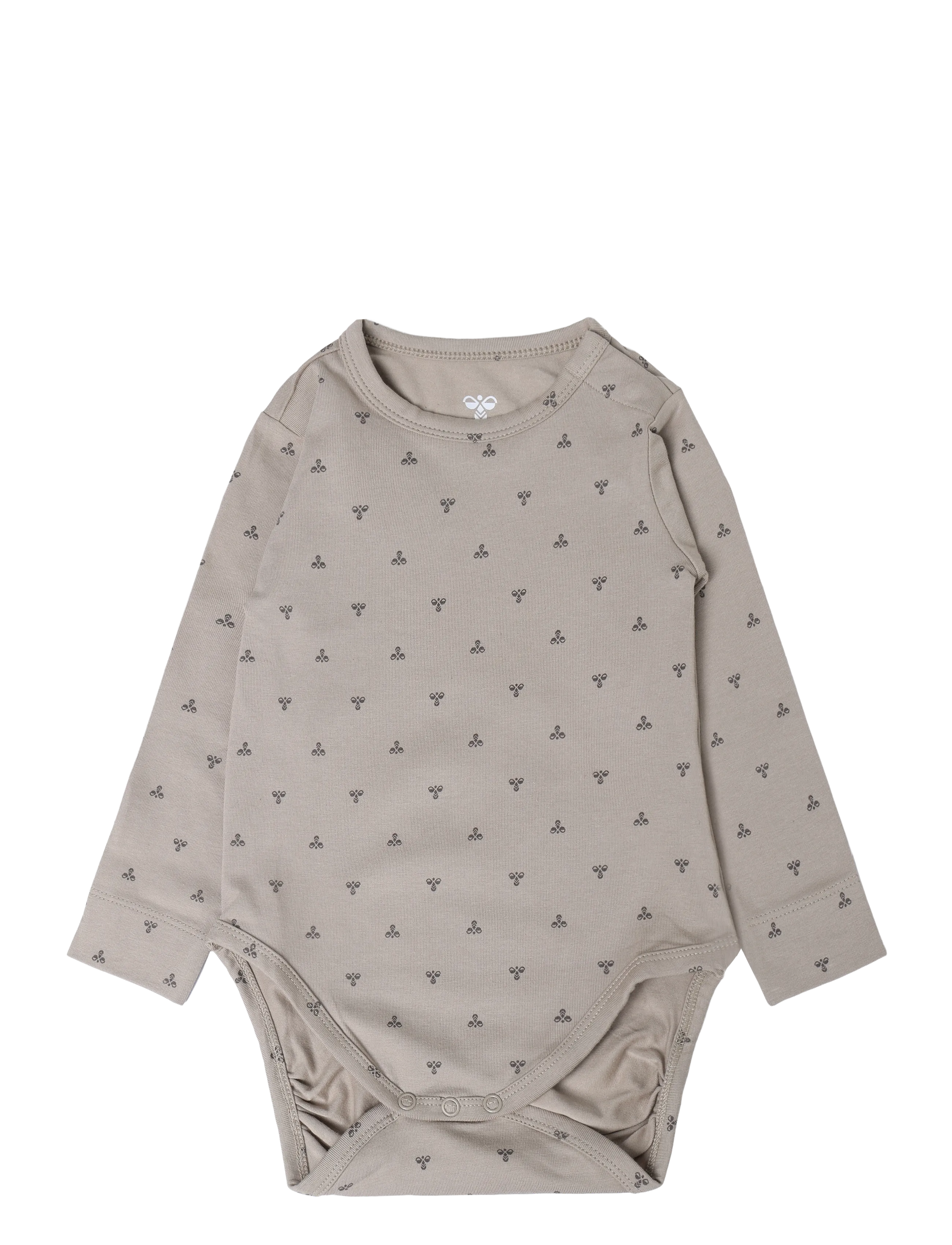 Hummel Hmlmini Bee Aop Body L/S, 92, Bodys, Khakigrün - Long-sleeved, Kinder