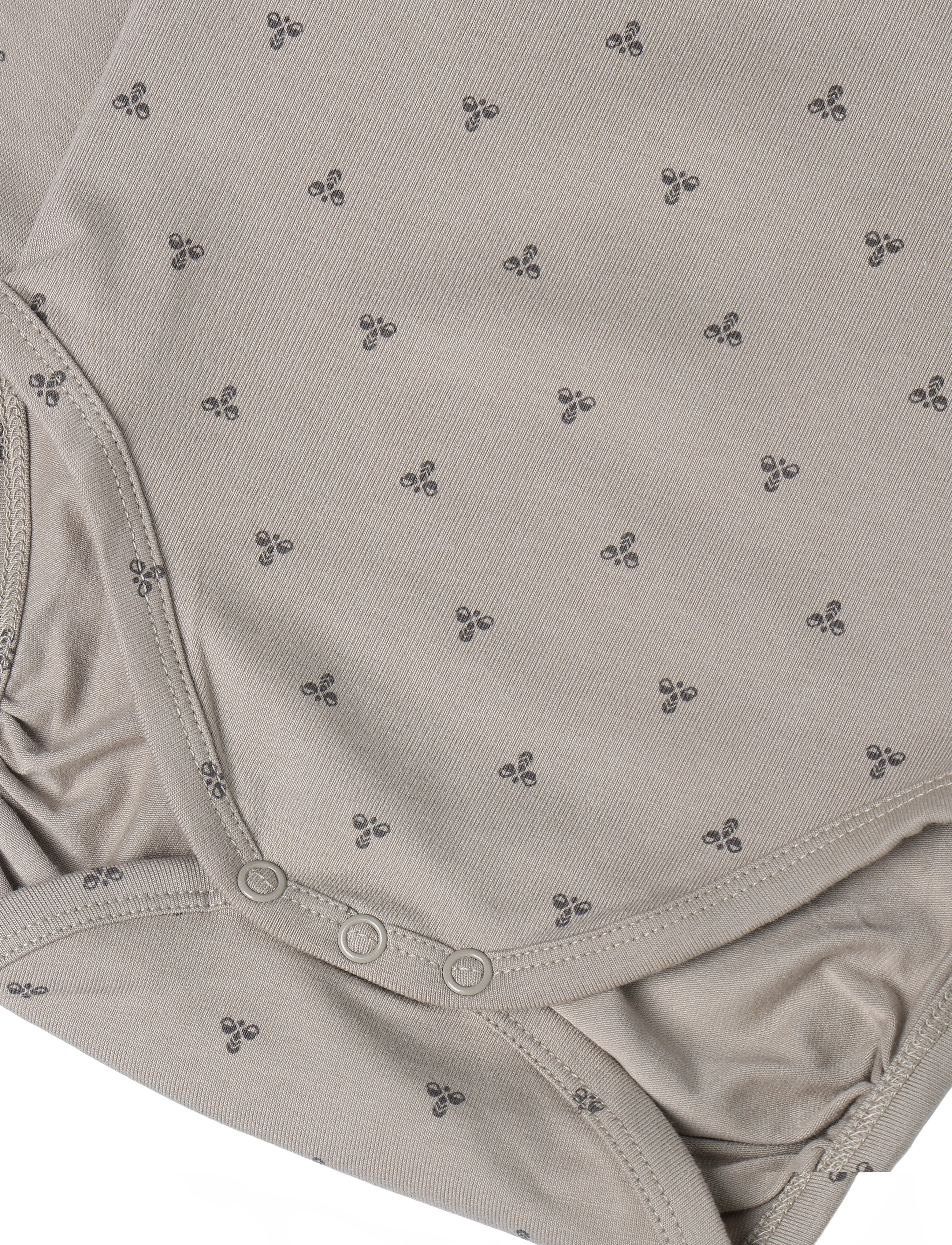 Hummel - hmlMINI BEE AOP BODY L/S - langærmede bodyer - vintage khaki - 2