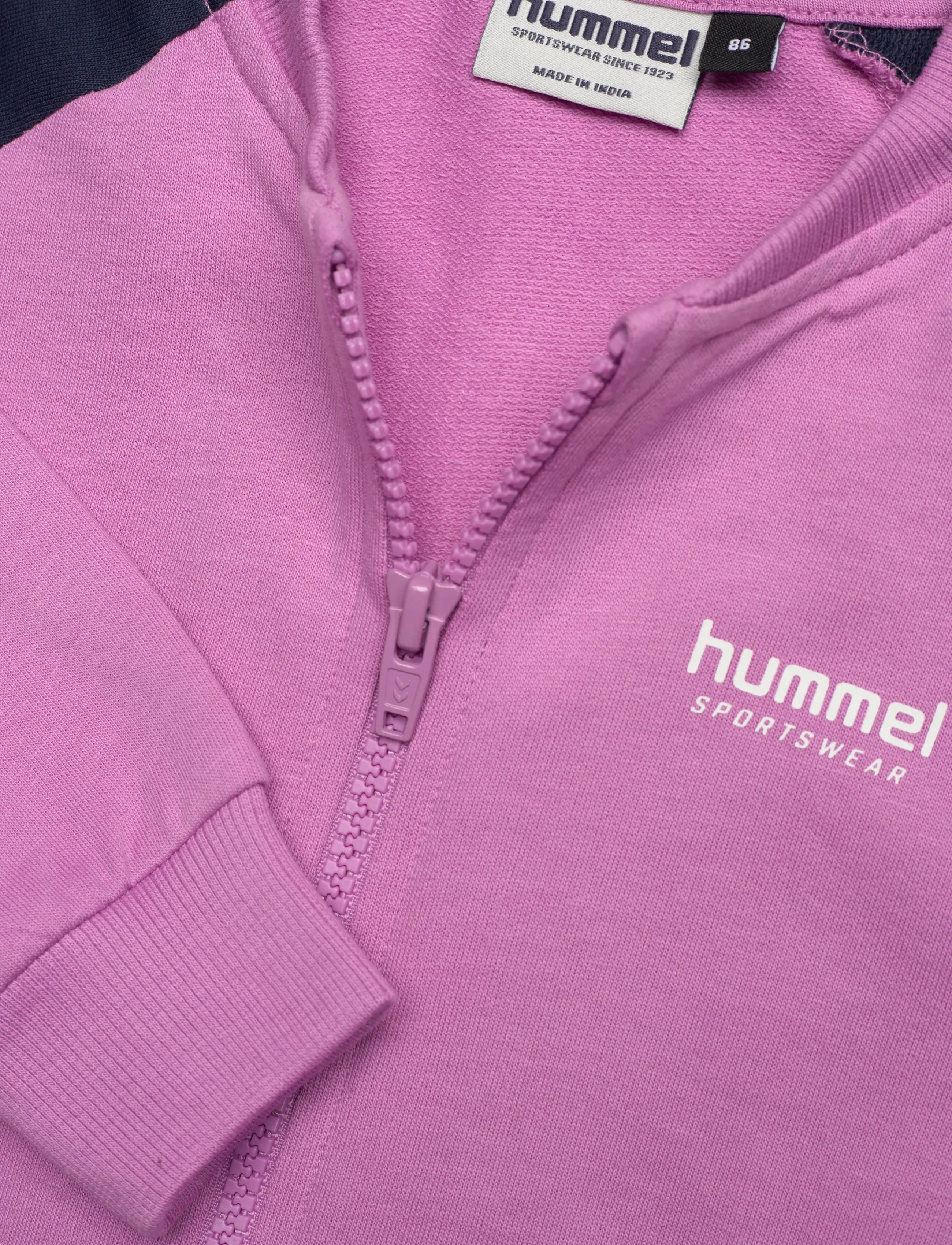 Hummel - hmlMINI LOOSE BLOCK ZIP JACKET - sweatshirts & hættetrøjer - violet - 2