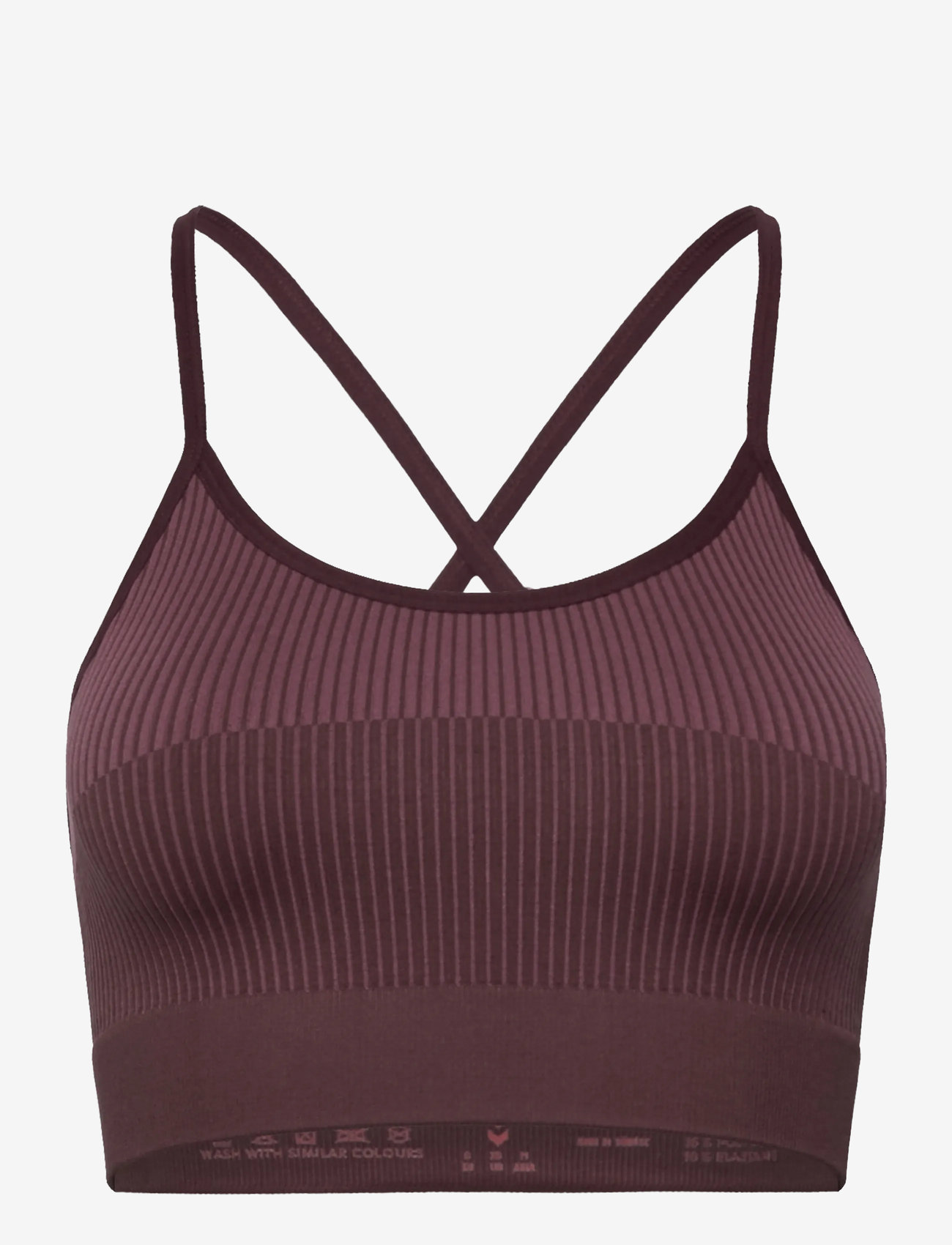 Hummel - hmlYOGA SEAMLESS LOW SUPPORT BRA - alhaisimmat hinnat - fudge - 0