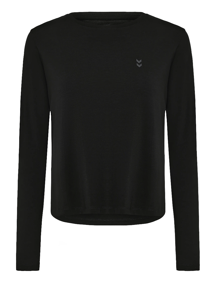 Hummel - hmlYOGA SOFT LOOSE W T-SHIRT LS - langarmshirts - black - 0