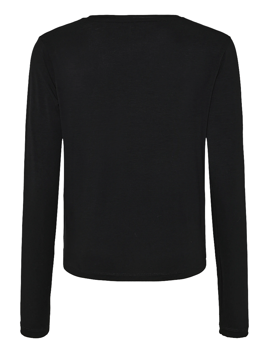 Hummel - hmlYOGA SOFT LOOSE W T-SHIRT LS - langarmshirts - black - 1