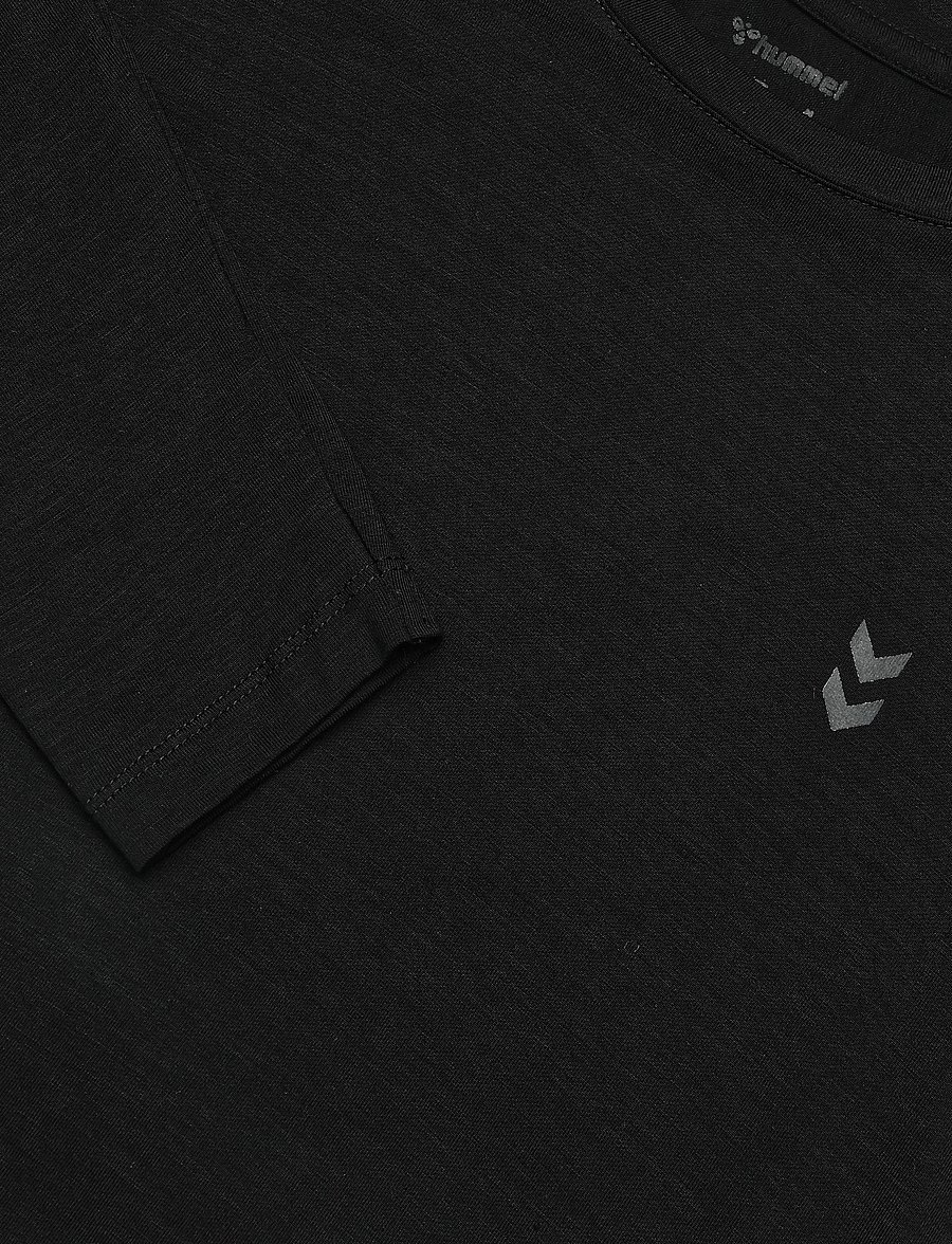 Hummel - hmlYOGA SOFT LOOSE W T-SHIRT LS - langarmshirts - black - 2