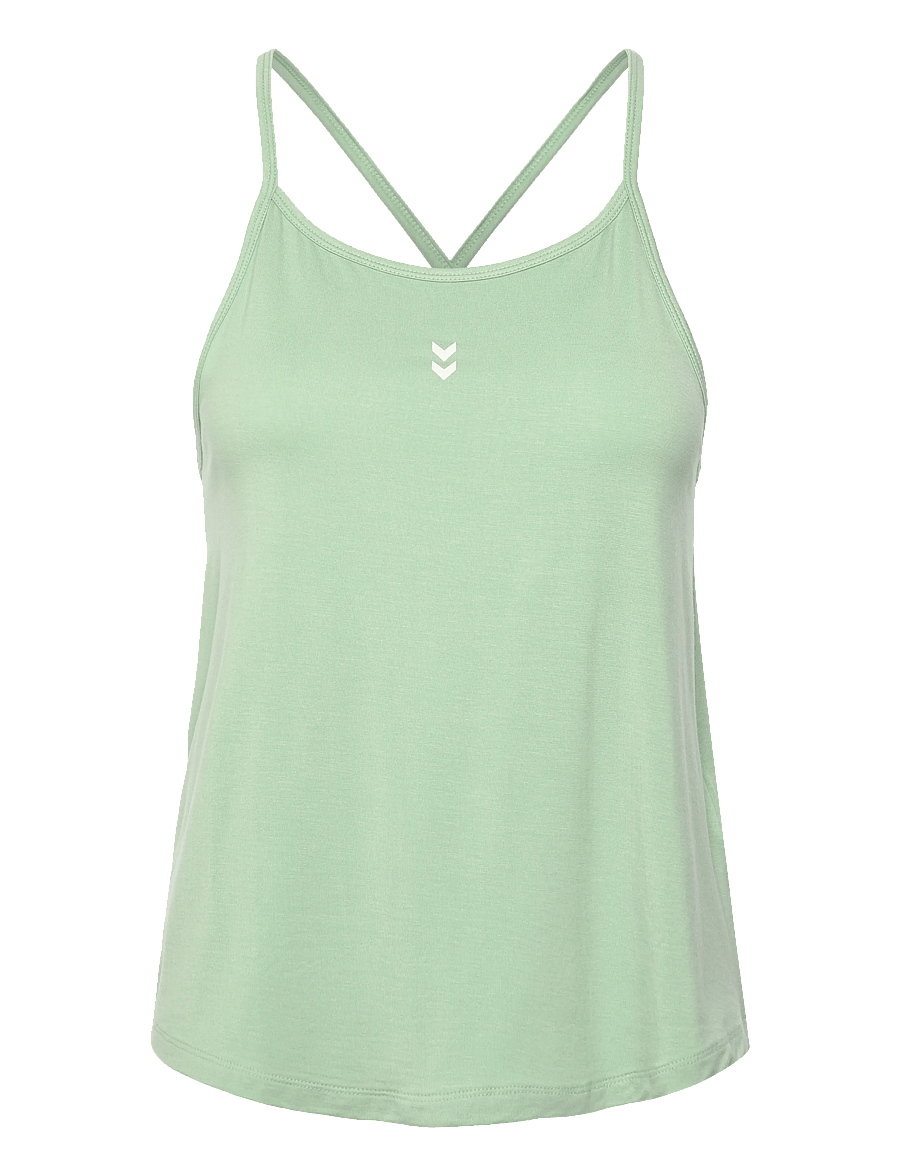 Hummel - hmlYOGA SOFT W STRAP TOP - tank tops - frosty green - 0