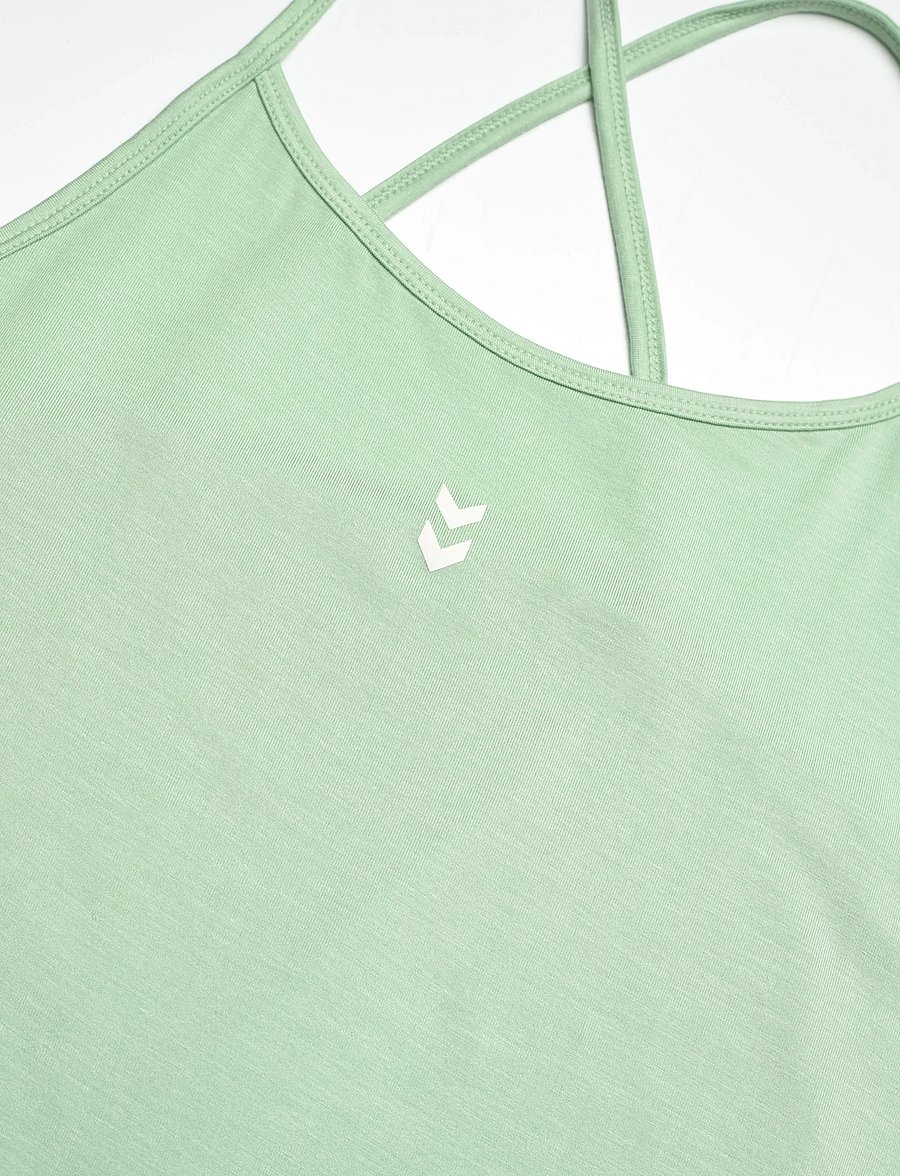 Hummel - hmlYOGA SOFT W STRAP TOP - tank tops - frosty green - 2
