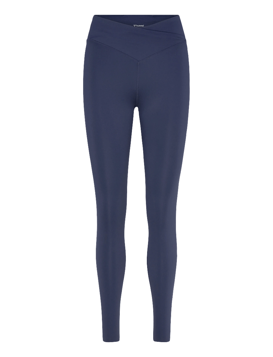 Hummel - hmlYOGA WRAP HIGH WAIST W TIGHTS - volle länge - dress blues - 0