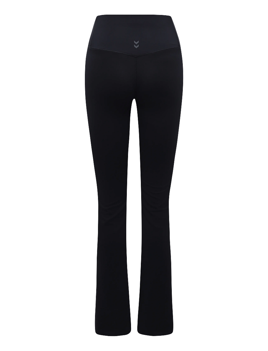 Hummel - hmlYOGA HIGH WAIST FLARE W TIGHTS - fuld længde - black - 1