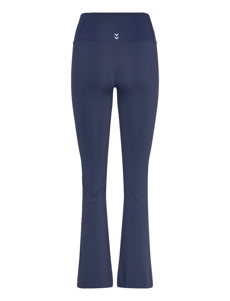 Hummel - hmlYOGA HIGH WAIST FLARE W TIGHTS - collants d'entraînement - dress blues - 1