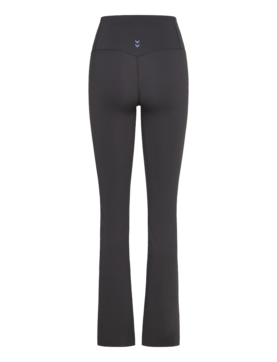 Hummel - hmlYOGA HIGH WAIST FLARE W TIGHTS - fuld længde - ebony - 1