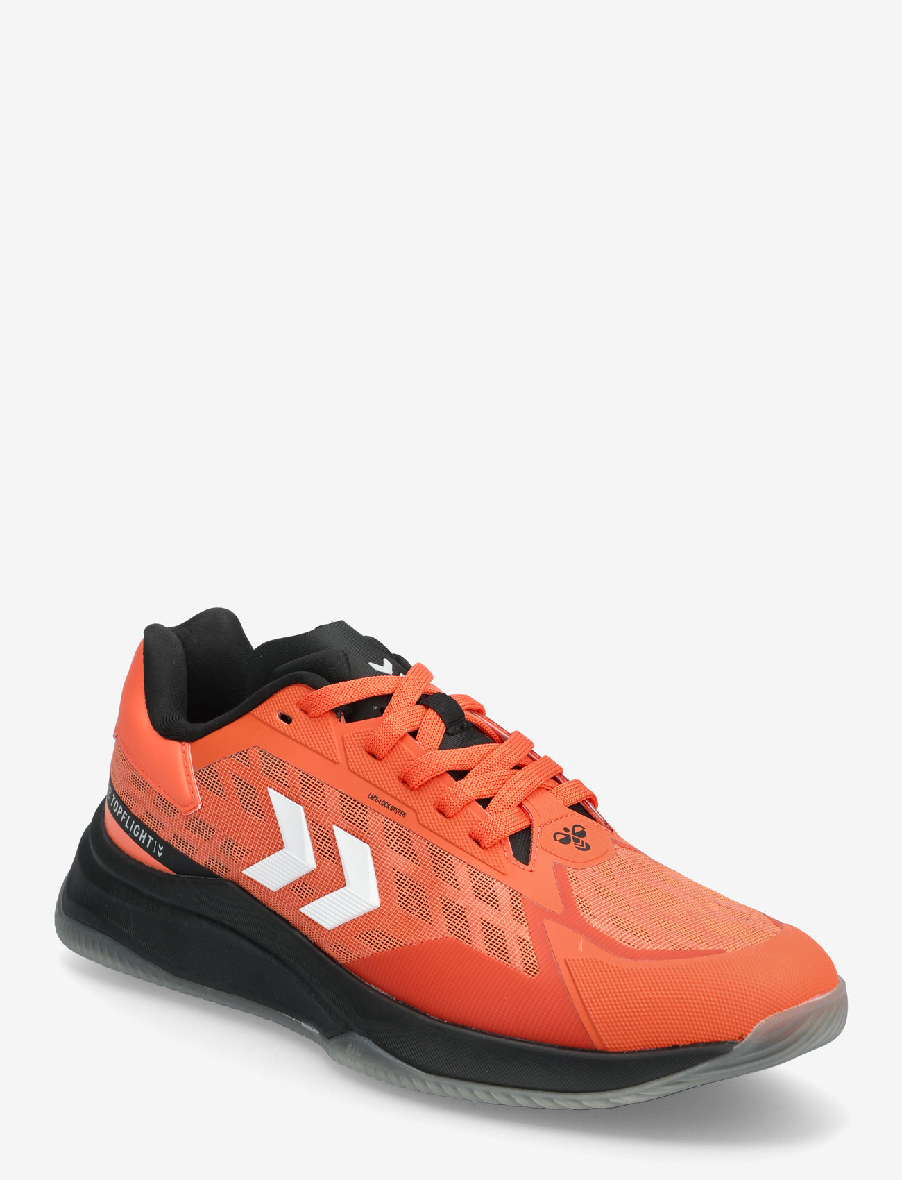 Hummel - HB TOPFLIGHT PRO - siseruumide spordijalatsid - black/orange - 0