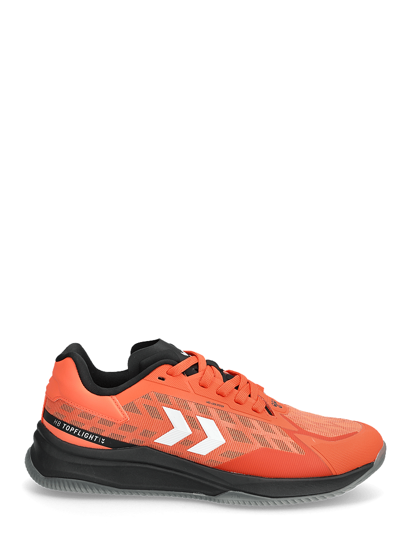 Hummel - HB TOPFLIGHT PRO - siseruumide spordijalatsid - black/orange - 1