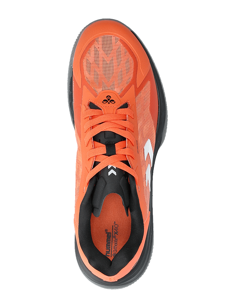 Hummel - HB TOPFLIGHT PRO - siseruumide spordijalatsid - black/orange - 3