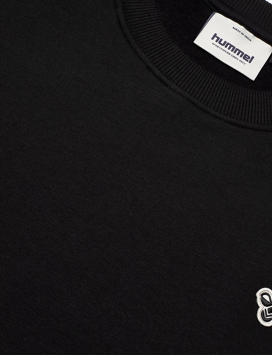 Hummel - hmlLOOSE CREWNECK BEE - tops - black - 2