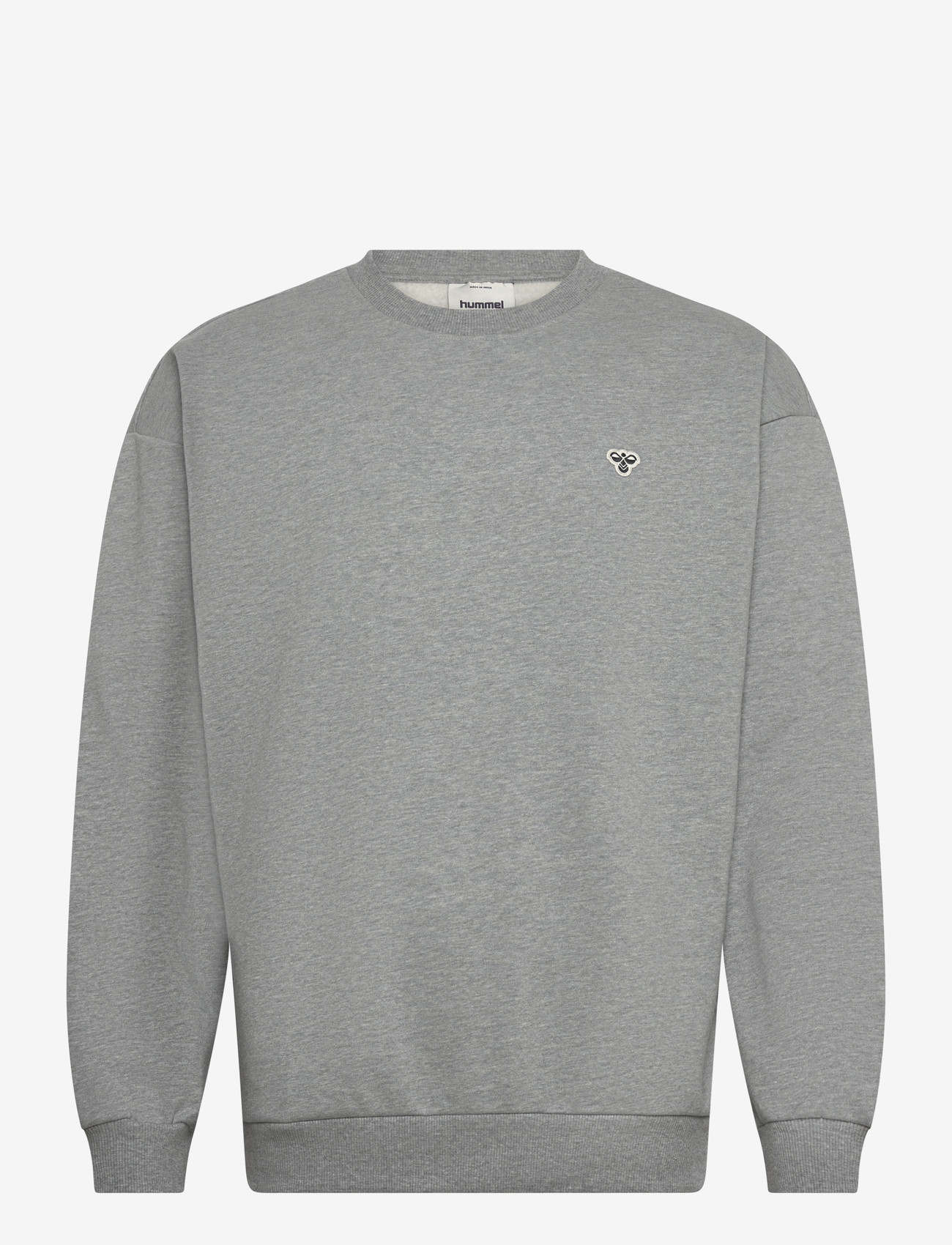 Hummel - hmlLOOSE CREWNECK BEE - oberteile - grey melange - 0