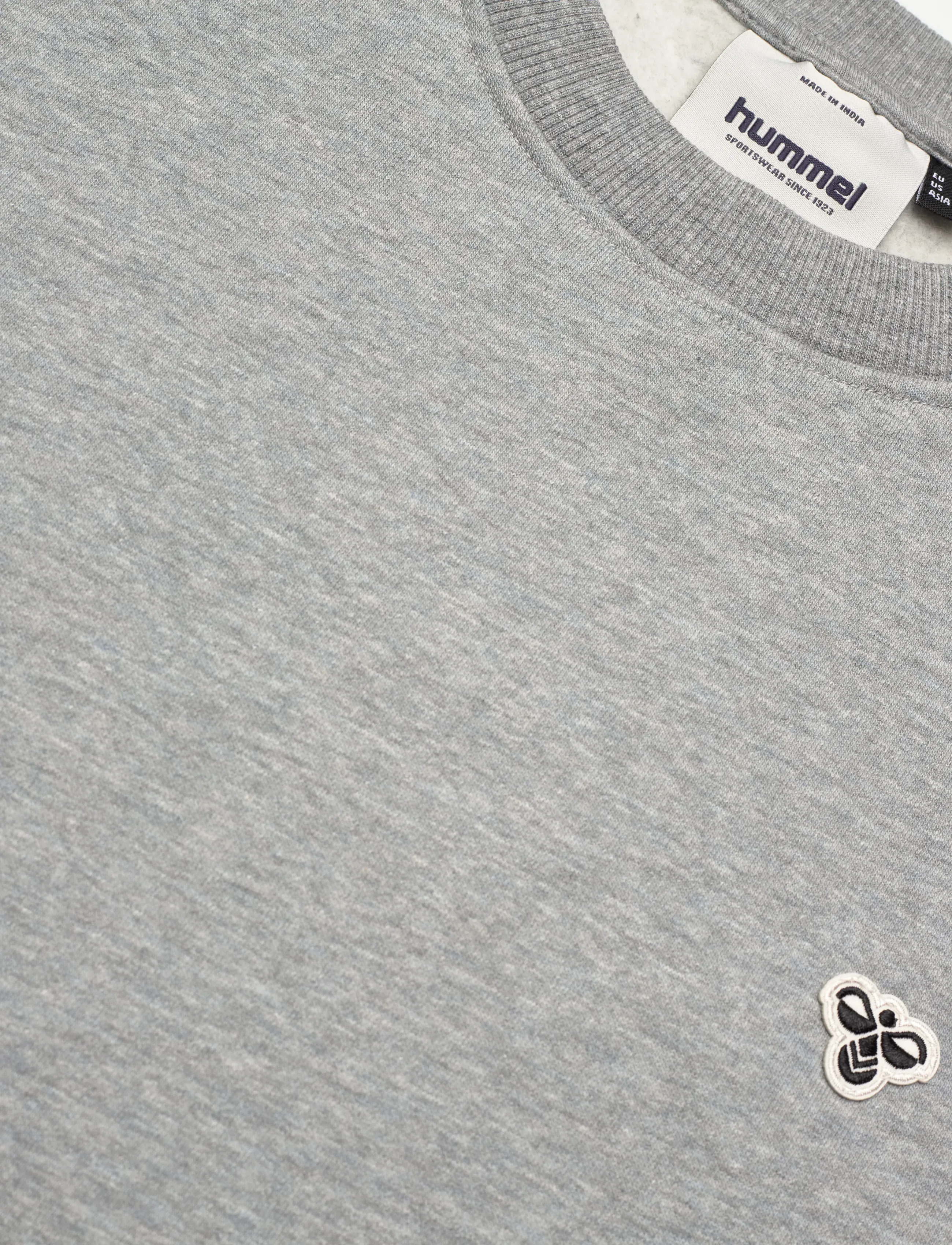 Hummel - hmlLOOSE CREWNECK BEE - oberteile - grey melange - 2