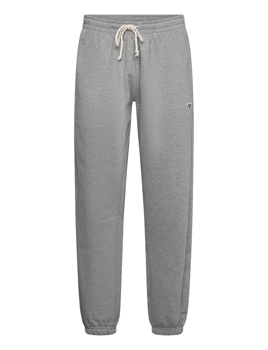 Hummel - hmlLOOSE SWEATPANT BEE - trainingshosen - grey melange - 0