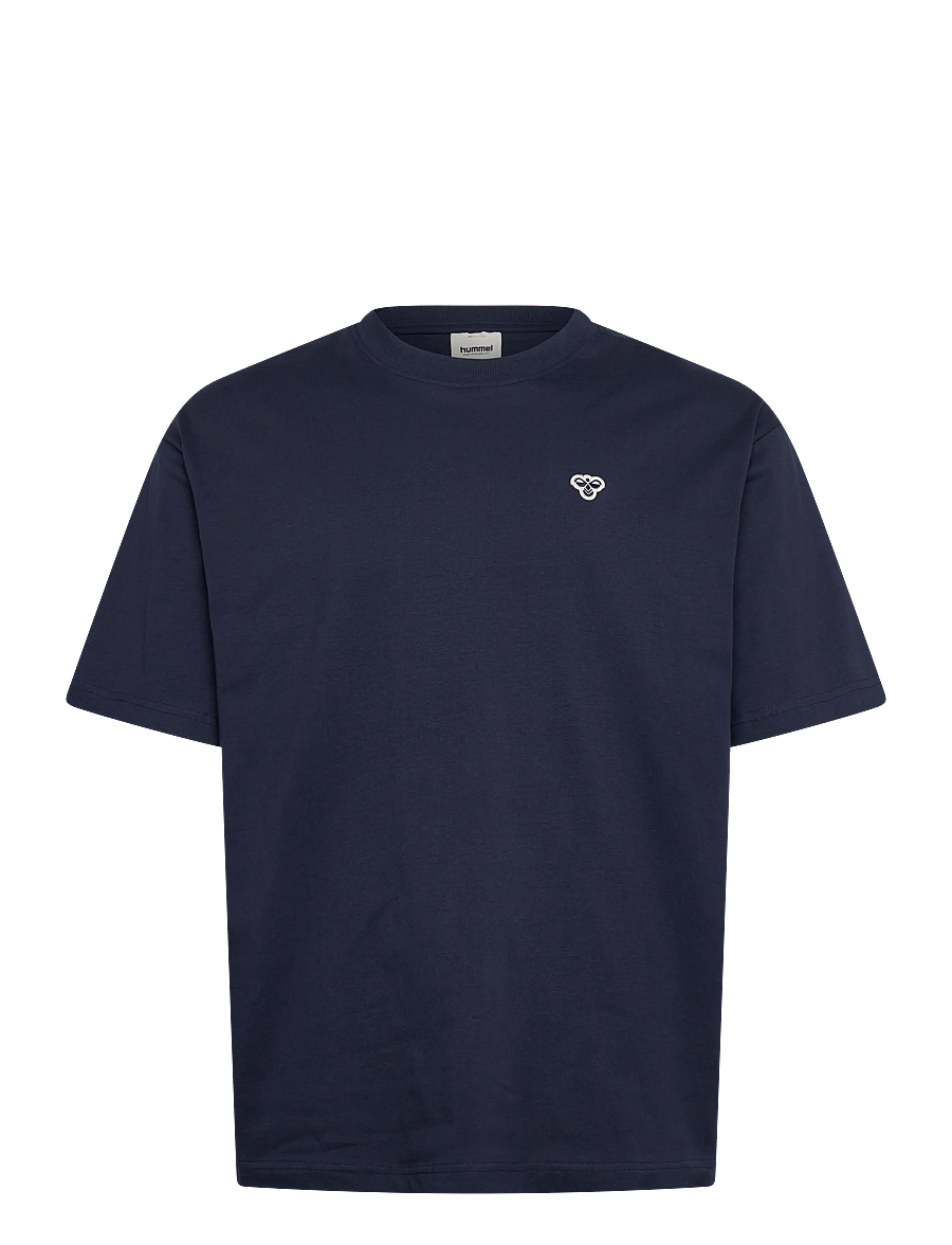 Hummel - hmlLOOSE T-SHIRT BEE S/S - oberteile & t-shirts - dress blues - 0
