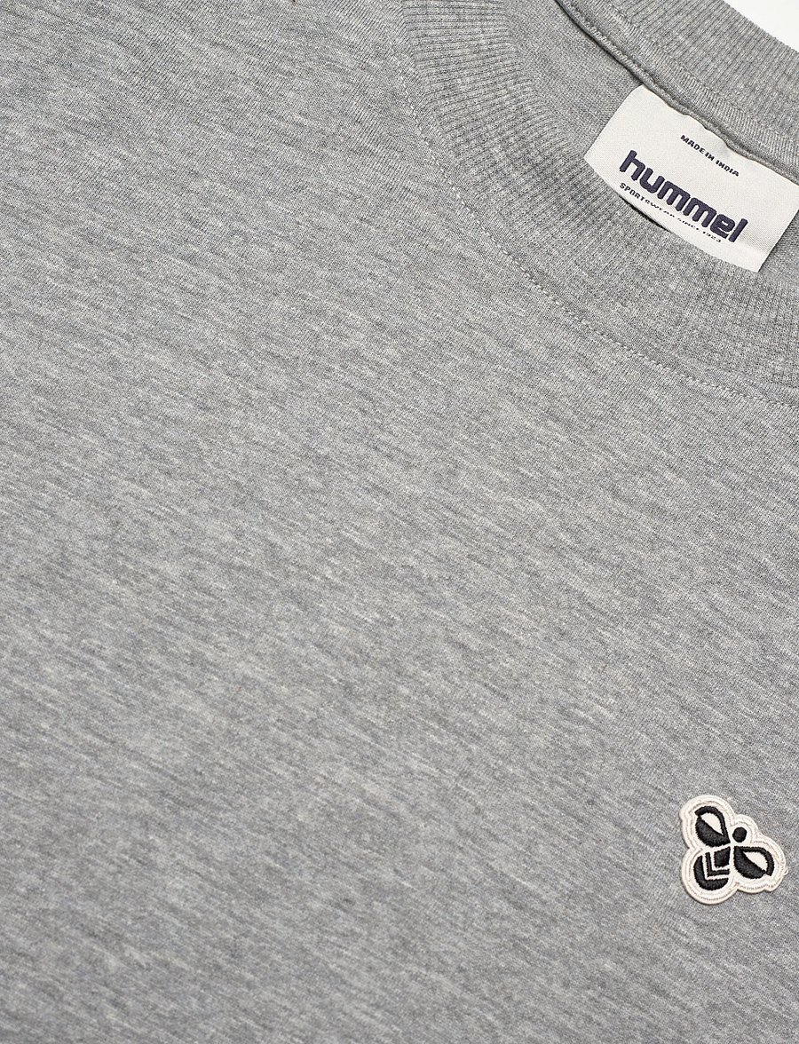 Hummel - hmlLOOSE T-SHIRT BEE S/S - tops & t-shirts - grey melange - 2