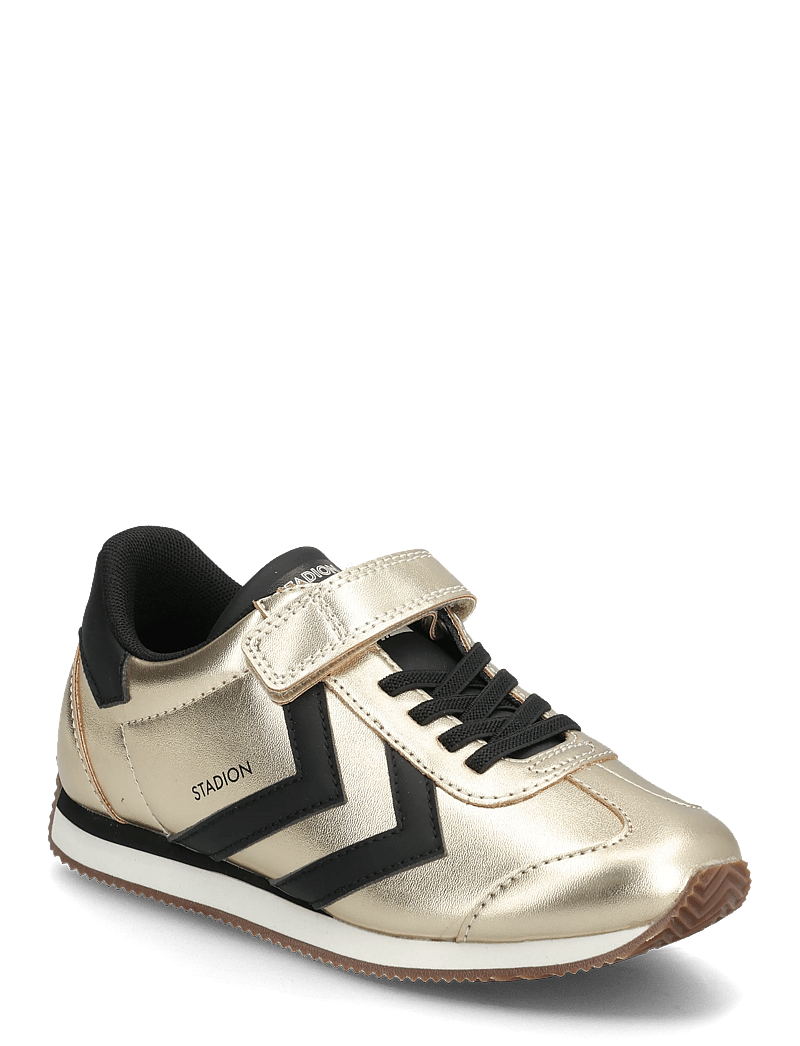 Hummel - STADION METALLIC JR - lave sneakers - gold - 0