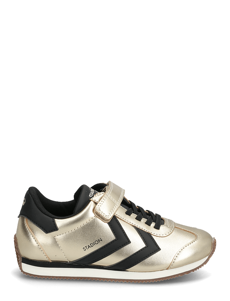 Hummel - STADION METALLIC JR - lave sneakers - gold - 1