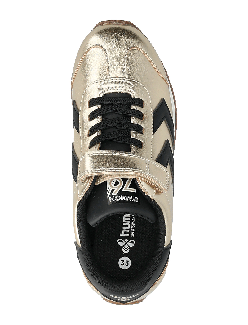 Hummel - STADION METALLIC JR - lave sneakers - gold - 3