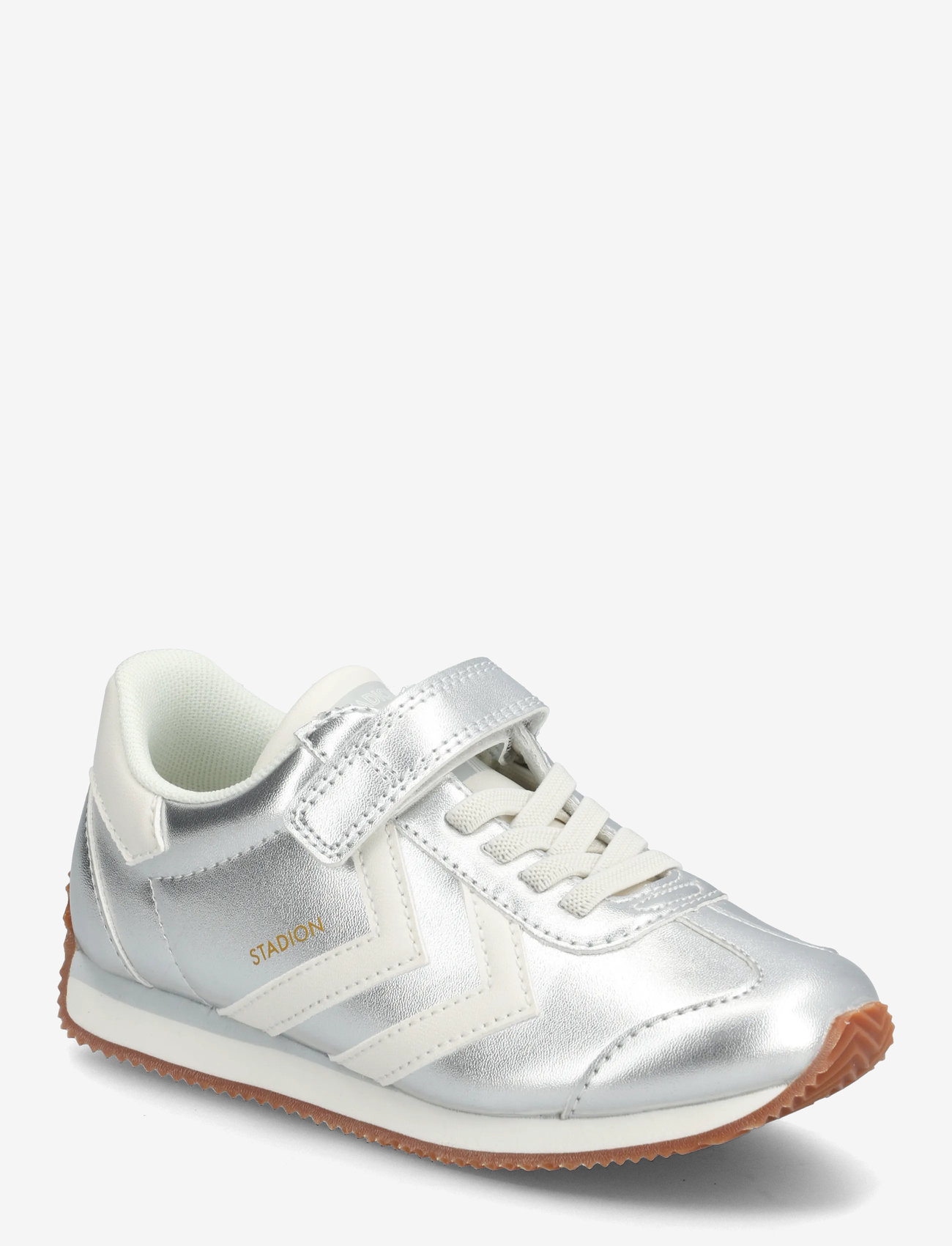 Hummel - STADION METALLIC JR - lave sneakers - silver - 0