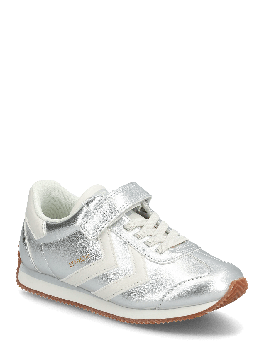 Hummel - STADION METALLIC JR - low-top sneakers - silver - 0