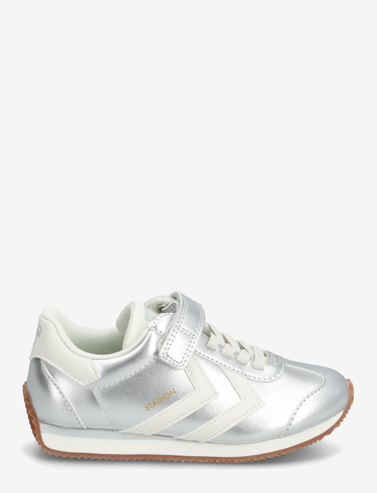 Hummel - STADION METALLIC JR - lave sneakers - silver - 1