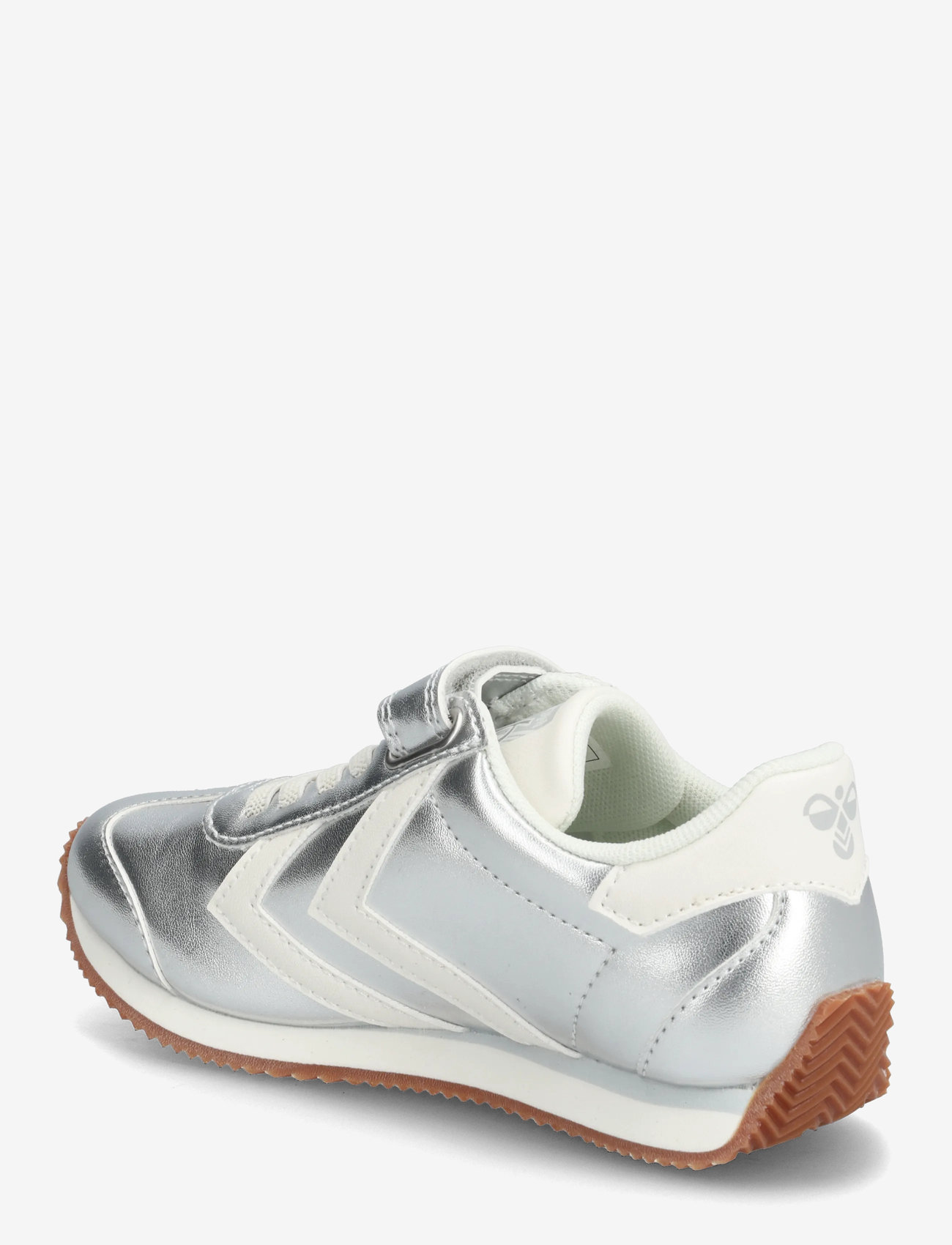 Hummel - STADION METALLIC JR - lave sneakers - silver - 2