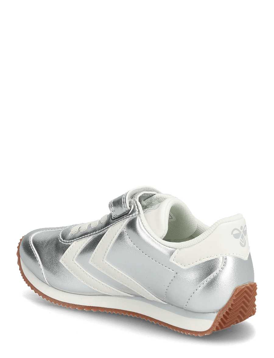 Hummel - STADION METALLIC JR - low-top sneakers - silver - 2