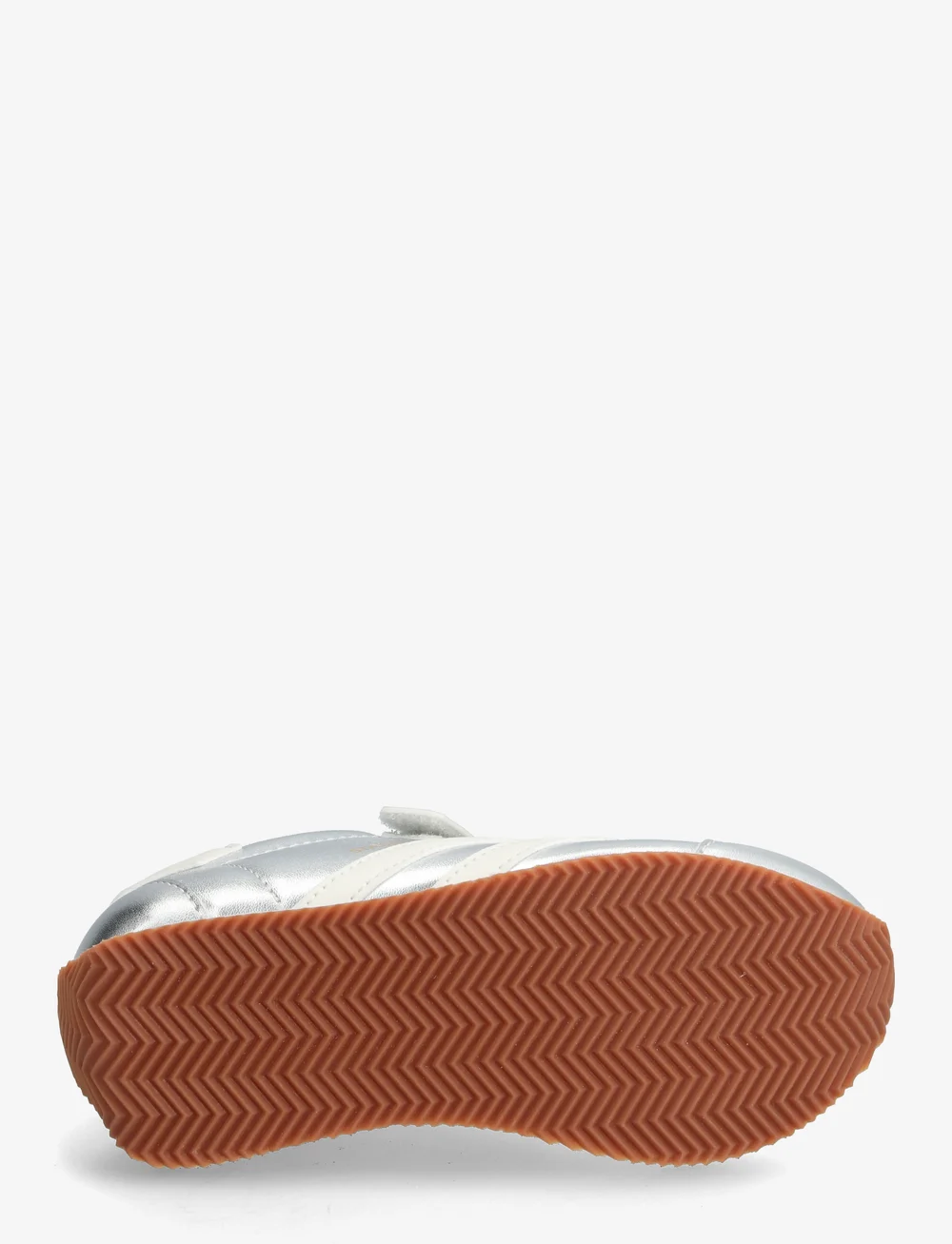 Hummel - STADION METALLIC JR - låga sneakers - silver - 4