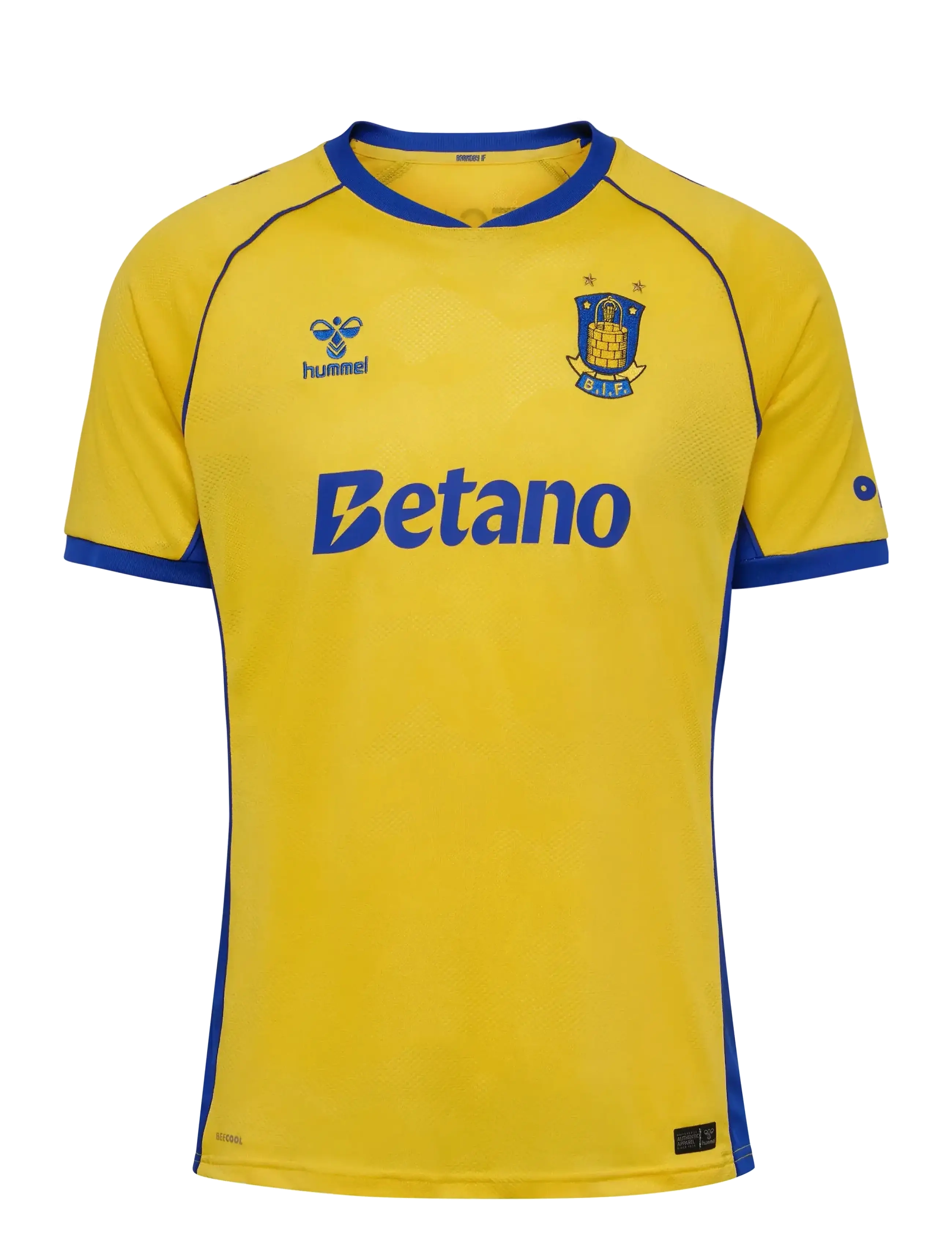 HUMMEL Brøndby If 25/26 Einrichtung Jersey S/S Gelb - S - Herren
