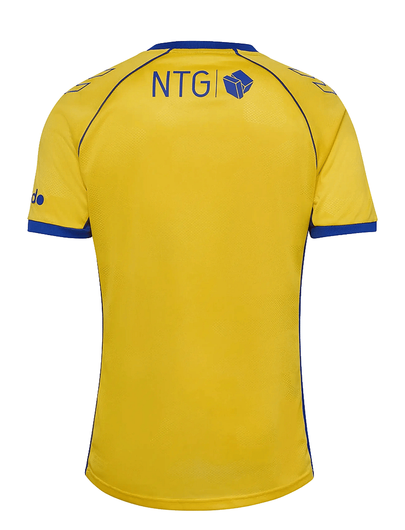 Hummel - BIF 25/26 HOME JERSEY S/S - jalgpallisärgid - lemon - 2