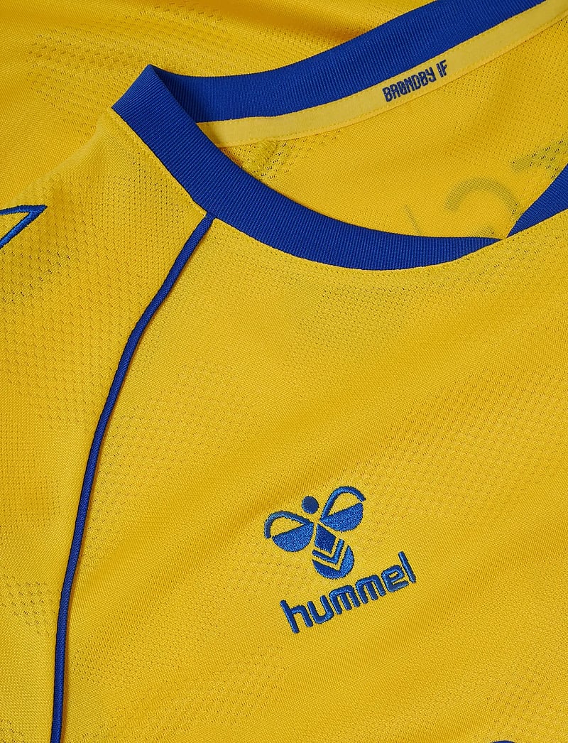 Hummel - BIF 25/26 HOME JERSEY S/S - jalgpallisärgid - lemon - 5