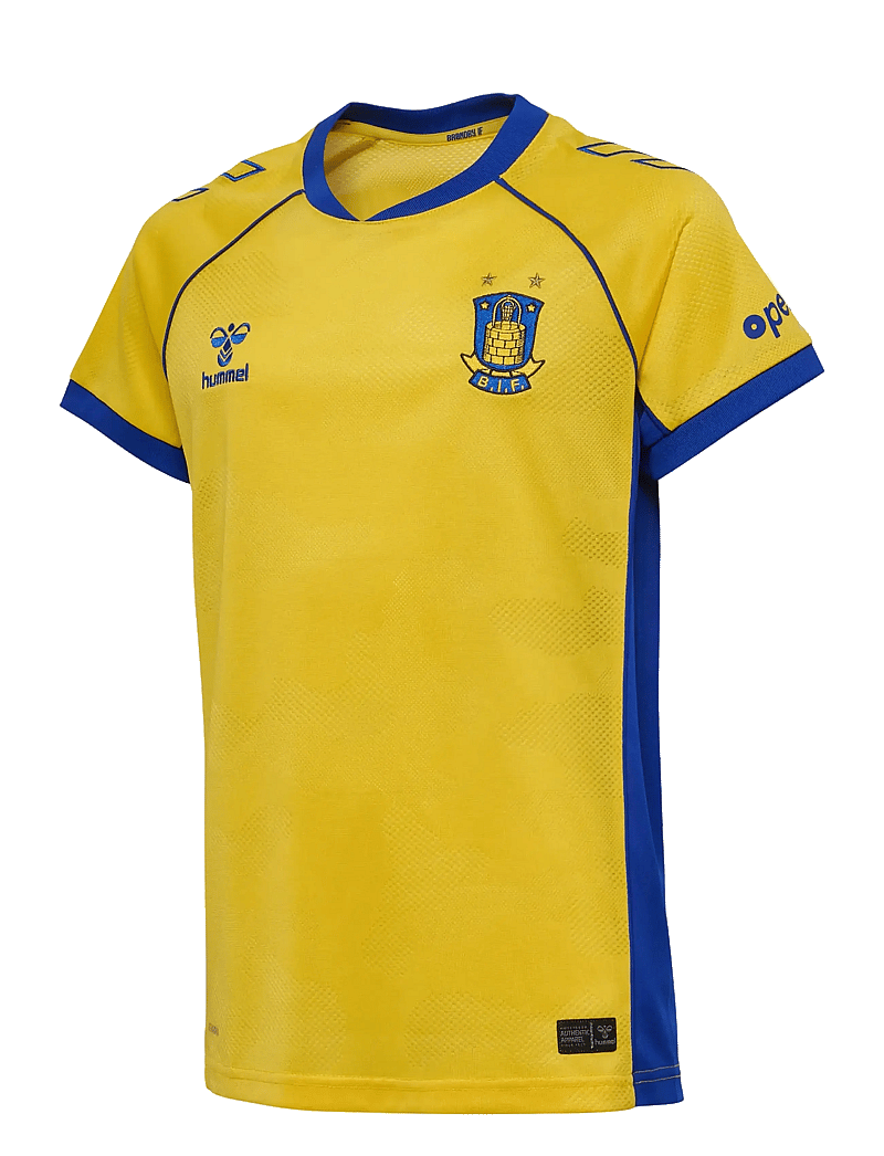 Hummel - BIF 25/26 HOME JERSEY S/S KIDS - sporttoppar - lemon - 0