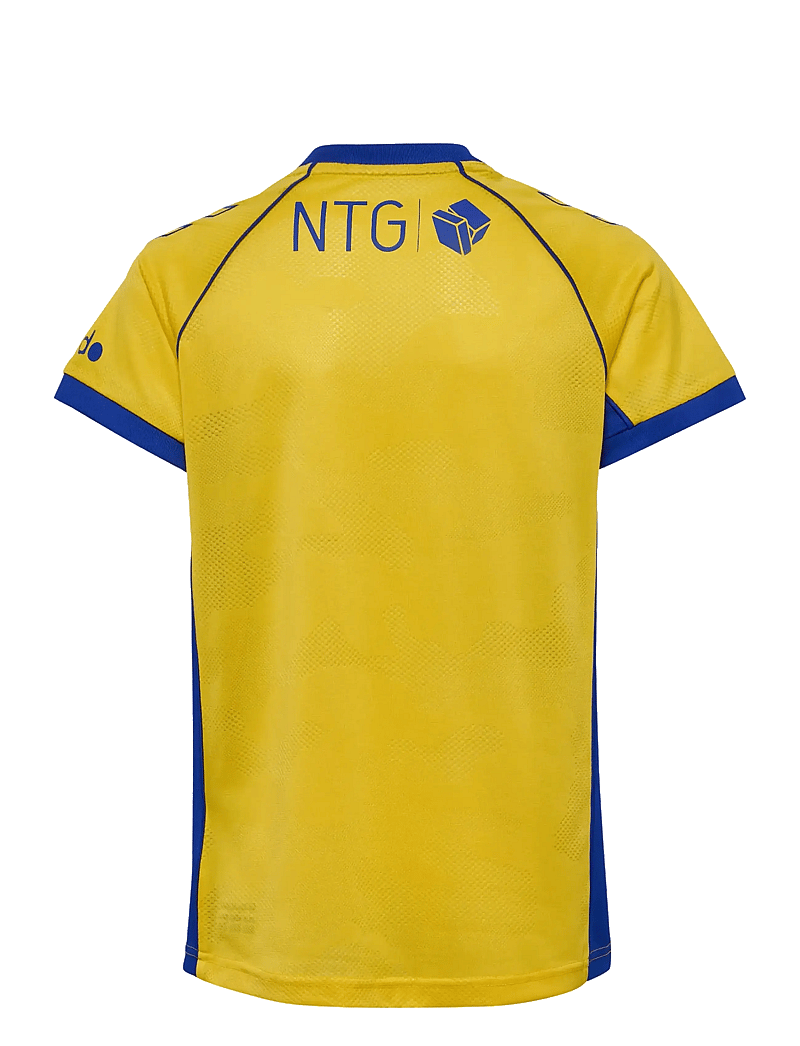 Hummel - BIF 25/26 HOME JERSEY S/S KIDS - sporttoppar - lemon - 1