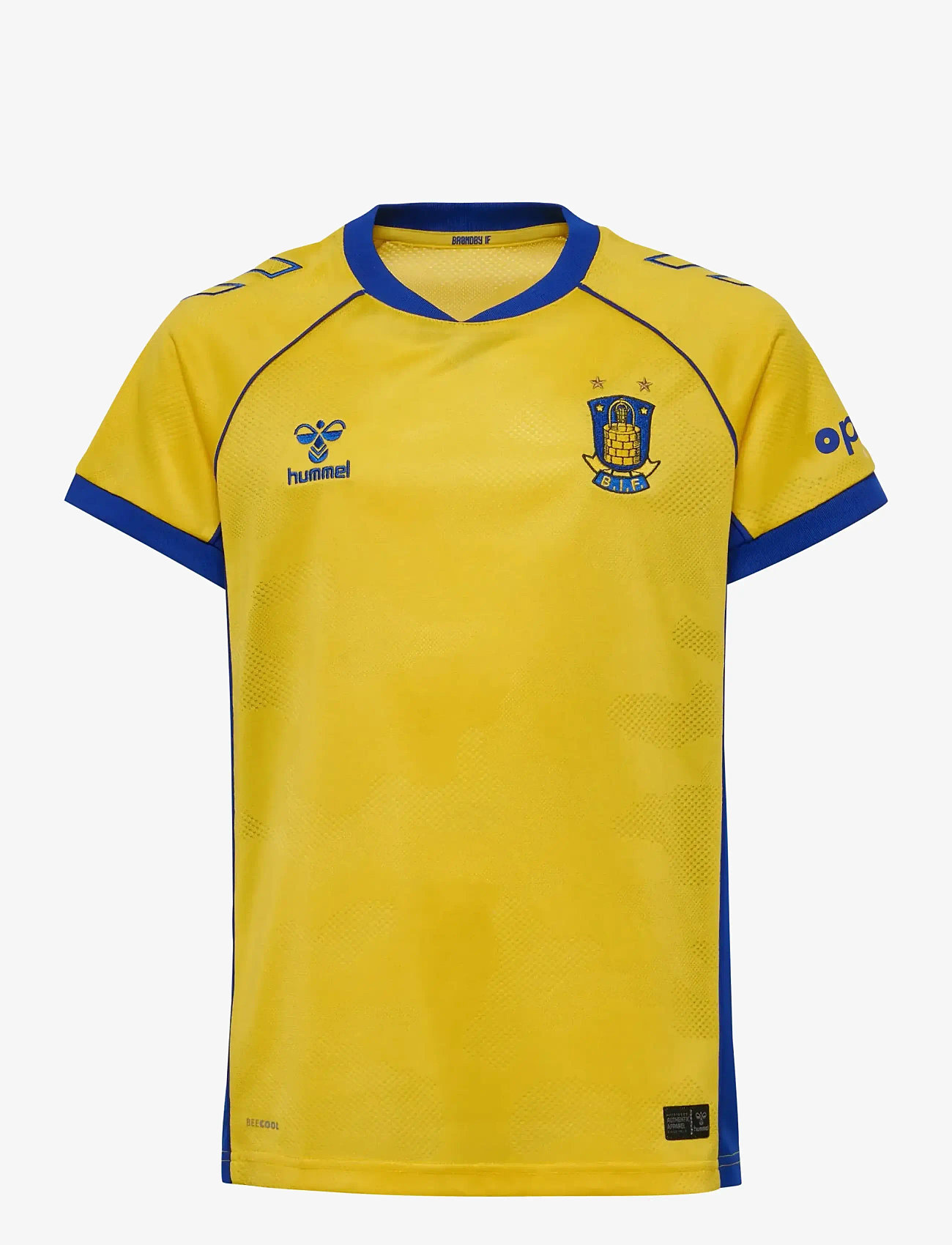 Hummel - BIF 25/26 HOME JERSEY S/S KIDS - sporttoppar - lemon - 2