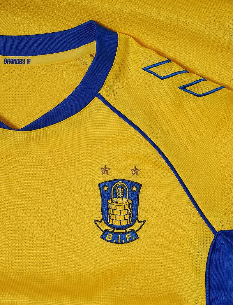 Hummel - BIF 25/26 HOME JERSEY S/S KIDS - sporttoppar - lemon - 3