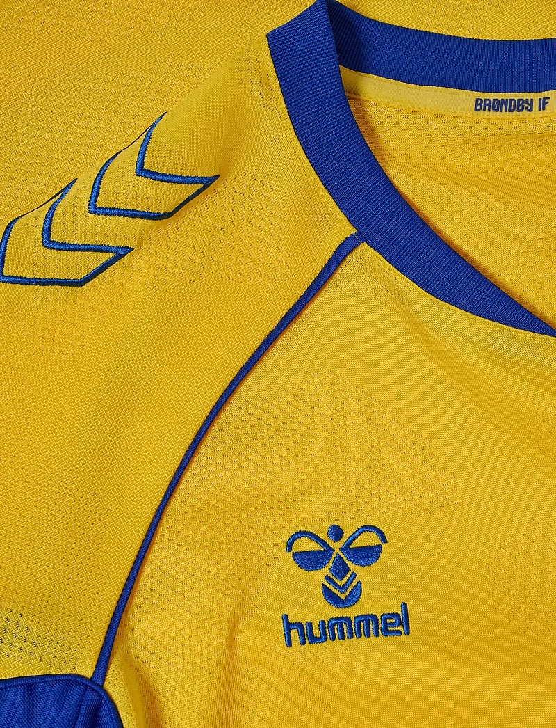 Hummel - BIF 25/26 HOME JERSEY S/S KIDS - sporttoppar - lemon - 4